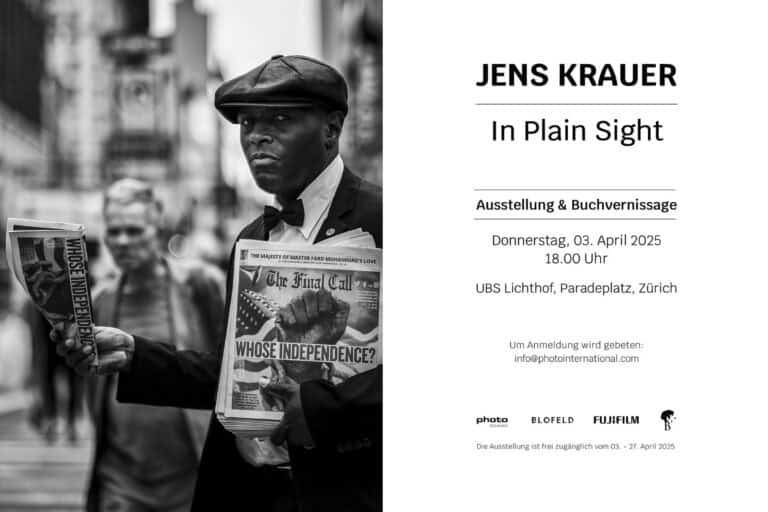 Jens Krauer: «In Plain Sight», Ausstellung und Buchvernissage