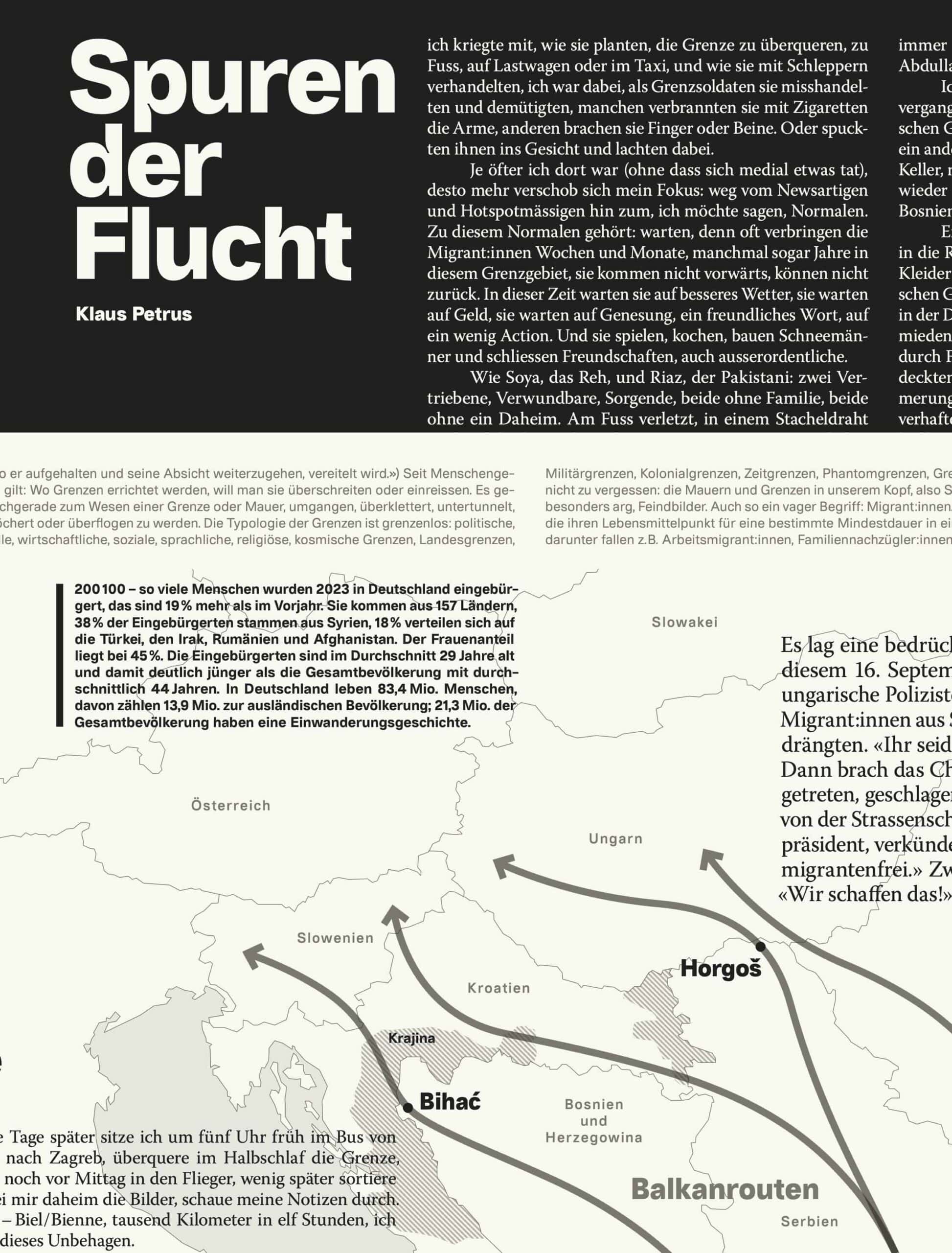 Buch 'Spuren der Flucht', Cover